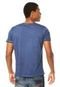 Camiseta Colcci Slim Caveira Azul - Marca Colcci