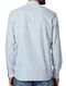 Camisa Dudalina Masculina Comfort Superfine Listradad Jacquard Branca/Azul - Marca Dudalina