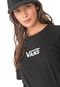 Camiseta Vans Wm Airborne V Boxy Preta - Marca Vans