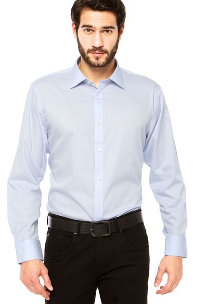 Camisa Arrow Slim Azul - Marca Arrow