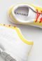 Tênis Dad Sneaker Chunky FiveBlu Recortes Branco/Amarelo - Marca FiveBlu