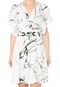 Vestido Forum Curto Estampado Off-White - Marca Forum