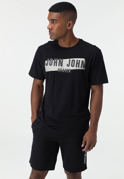 Camiseta John John Tape Preta - Marca John John