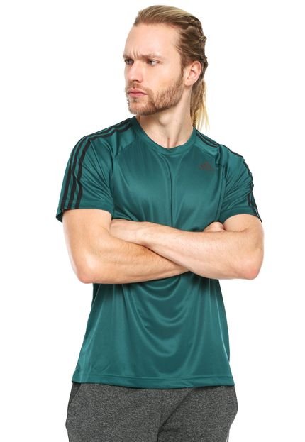 Camiseta adidas Raglan Verde - Marca adidas Performance