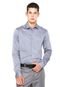 Camisa Calvin Klein Slim Cinza - Marca Calvin Klein