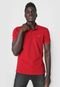 Camisa Polo Calvin Klein Slim Friso Vermelha - Marca Calvin Klein