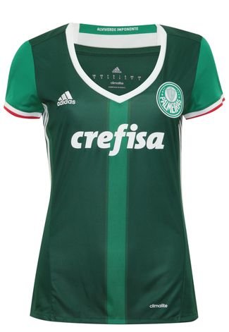 Camisa adidas Performance Palmeiras I Women Verde