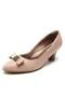 Scarpin Piccadilly Laço Metal Nude - Marca Piccadilly