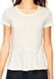 Blusa Canal Rodadinha Branco - Marca Canal