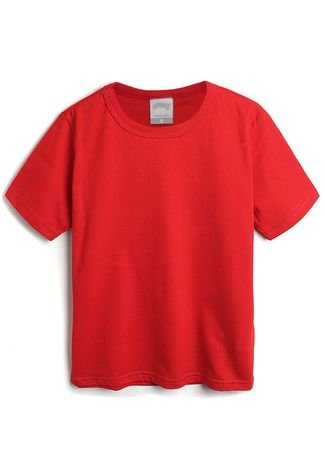 Camiseta Alakazoo Menino Lisa Vermelha