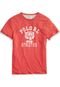 Camiseta Polo Ralph Lauren Double Face Reta Cinza/Vermelha - Marca Polo Ralph Lauren