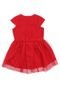 Vestido Carinhoso Menina Vermelho - Marca Carinhoso