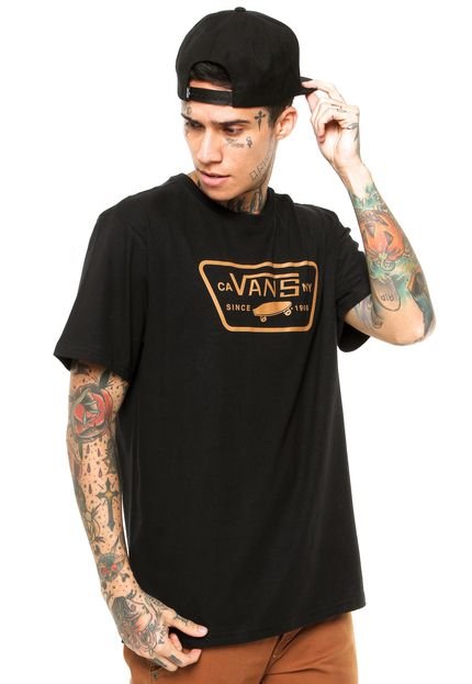 Camiseta Vans Full Patch Preta - Marca Vans