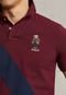 Camisa Polo Polo Ralph Lauren Reta Logo Vinho - Marca Polo Ralph Lauren