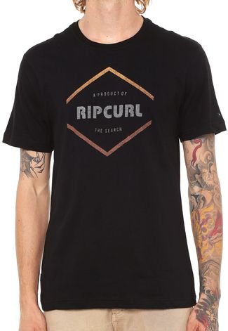 Camiseta Rip Curl Stamp Of Approval Preta