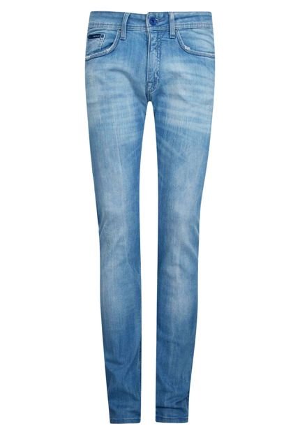Calça Jeans Calvin Klein Jeans Skinny Stone Wash Azul - Marca Calvin Klein Jeans