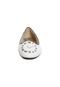 Slipper Petit Jolie Relógio Bordado Branco - Marca Petite Jolie