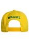 Boné Licenciados Copa do Mundo Letras Brasil Amarelo - Marca Licenciados Copa do Mundo