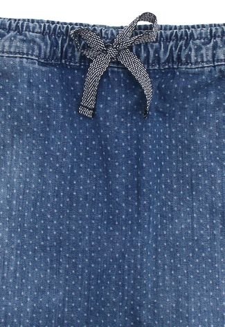 Saia Jeans Reserva Mini Liso Azul
