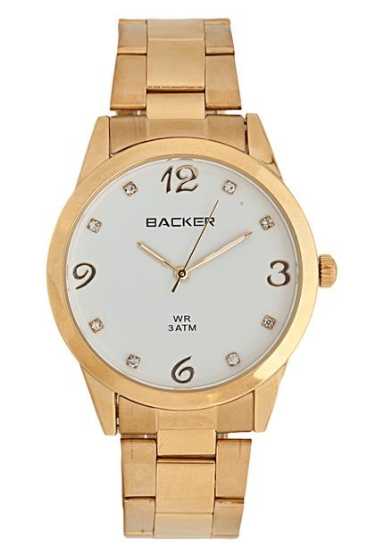 Relógio Feminino 3269145F Dourado - Marca Backer
