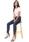 Calça Jeans GRIFLE COMPANY Skinny Destroyed Azul-marinho - Marca GRIFLE COMPANY