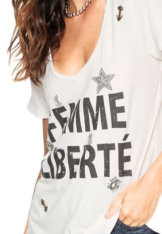Camiseta It's & Co Femme Bege