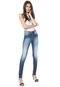 Calça Jeans Osmoze Skinny Rise Azul - Marca Osmoze