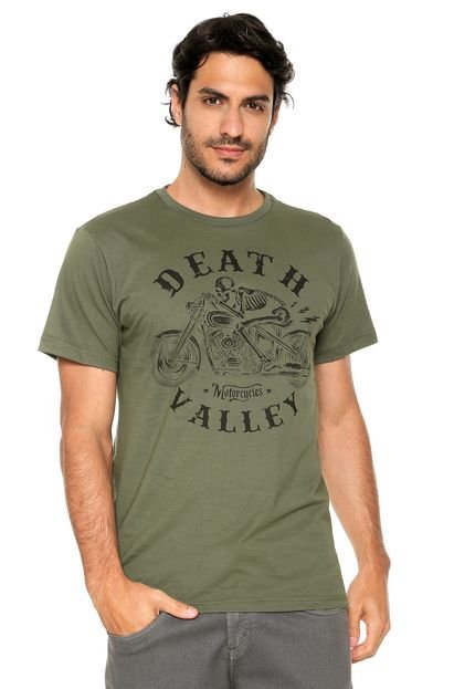 Camiseta FiveBlu Manga Curta Death Valley Verde - Marca FiveBlu
