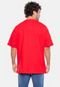 Camiseta Fatal Oversize Flame Vermelha - Marca Fatal