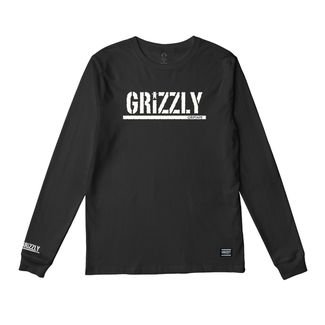 Camiseta  Grizzly Og Stamp Long Sleeve Preto