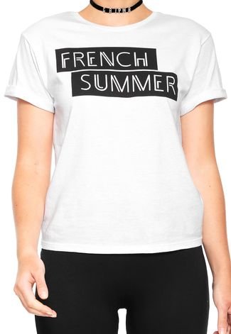Blusa Hering French Summer Branca