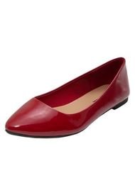 Zapatos Planos Cami Para Mujer Rojo Lower East Side 191210