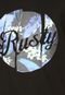 Camiseta Rusty Miles Preta - Marca Rusty