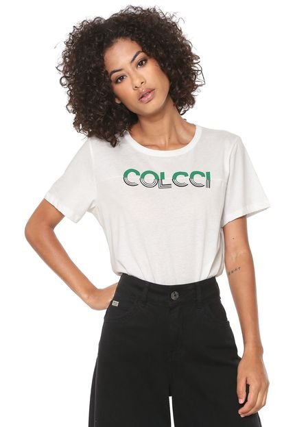 Camiseta Colcci Logo Branca - Marca Colcci