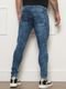 Kit 02 Calças Jeans Skinny Masculina Azul Marmorizado e Escuro - Marca CKF Wear