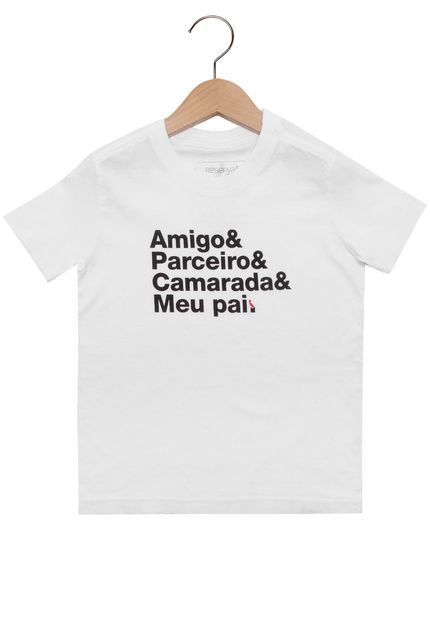 Camiseta Reserva Mini Mini Filho Amigo Branca - Marca Reserva Mini