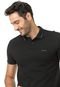 Camisa Polo Calvin Klein Slim Frisos Preta - Marca Calvin Klein