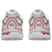 Tênis ASICS GEL-NYC - Masculino - Prata com Creme e Rosa - Marca Asics