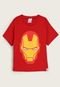 Camiseta Infantil Malwee Kids Iron Man Vermelha - Marca Malwee Kids