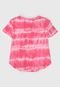 Camiseta GAP Infantil Tie Dye Rosa - Marca GAP