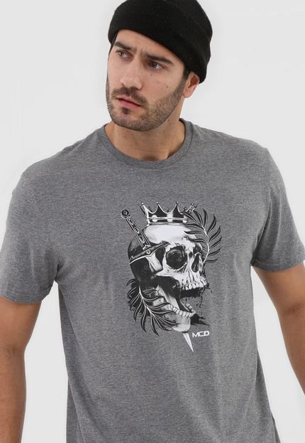 Camiseta MCD Skull E Spade Cinza - Marca MCD
