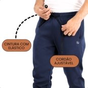 Calça Jogger Masculina Casual Tecido Tactel com Elastano Treino Academia - Marca KS