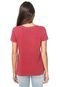 Camiseta Roxy Tine Vermelha - Marca Roxy