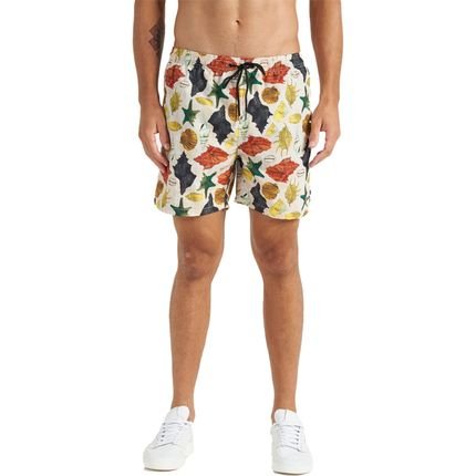 Short Colcci Estampado Beach P23 Bege Masculino - Marca Colcci