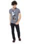 Camiseta Calvin Klein Jeans Rabisco Cinza - Marca Calvin Klein Jeans