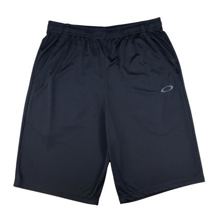 Bermuda Masculina Treino Oakley Sports Knit Shorts - Blackout - G Preto - Marca Oakley