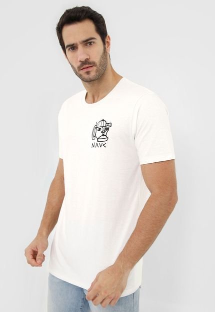 Camiseta RVCA Nave Abstract Off-white - Marca RVCA