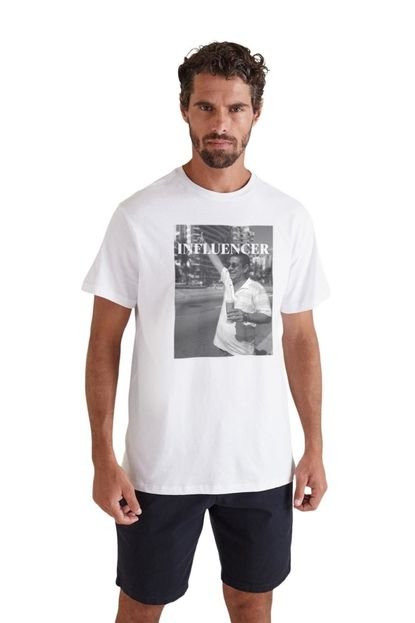 Camiseta Zeca Influencer Meme Reserva Branco - Marca Reserva