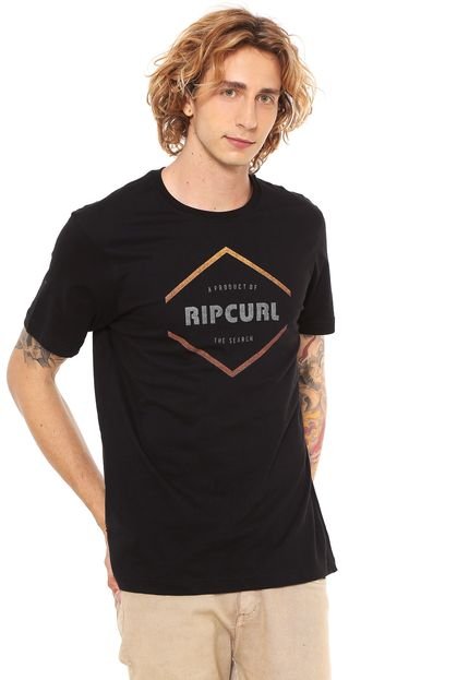 Camiseta Rip Curl Stamp Of Approval Preta - Marca Rip Curl
