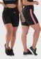 KIT 3 Bermudas Femininas Fitness Listras - Marca Click Mais Bonita